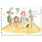 Vinilo Decorativo Infantil WIZARD OF OZ