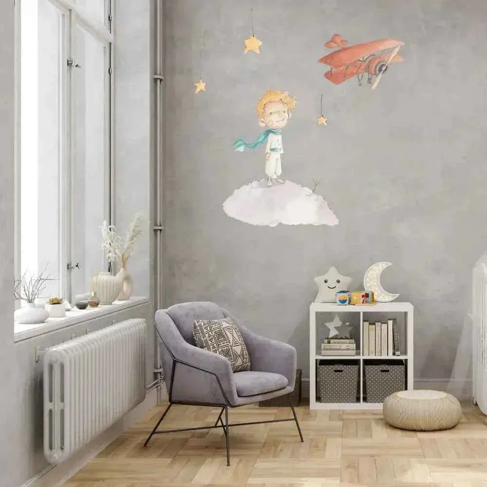 Vinilo Decorativo Principito para Decoración Infantil en Habitaciones de Niños
