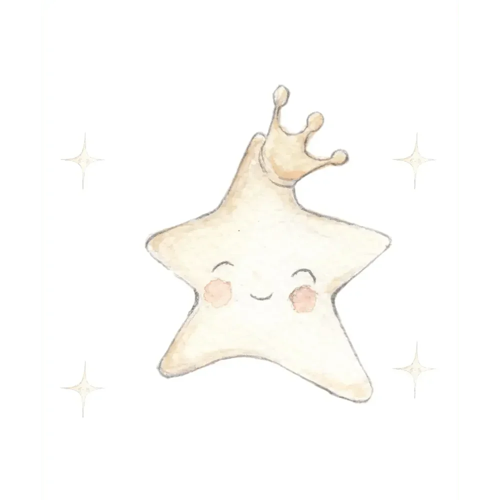 Vinilo Infantil Estrella "Small" STAR 80x80cm