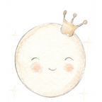 Vinilo Infantil Luna "Small" MOON 70x70cm