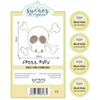Vinilo Infantil "Small" SKULL 80x94cm