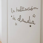 Vinilo Personalizado "La habitación de..."