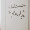 Vinilo Personalizado "La habitación de..."