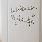 Vinilo Personalizado "La habitación de..."