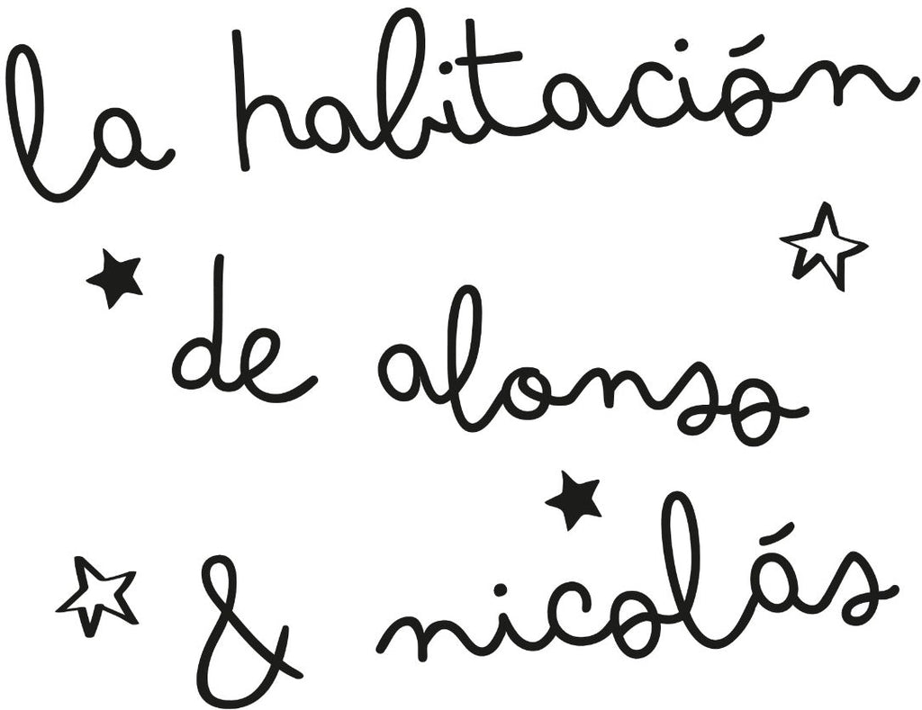 Vinilo Personalizado "La habitación de..."