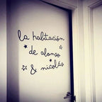 Vinilo Personalizado "La habitación de..."