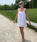 The Aida Dress / White   By Hill House Home