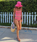 The Giana One Piece / Sunset Gingham   By Hill House Home