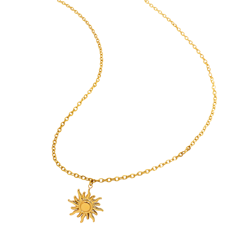 Gold Sun Necklace