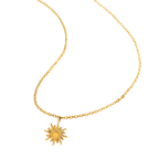 Gold Sun Necklace