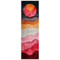 Sunset Horizon Layers Hand Tufted Runner Rug