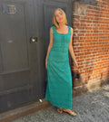 The Coraline Dress / Teal Stretch Lace   By Hill House Home