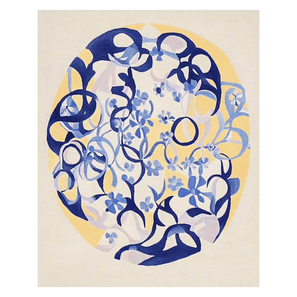 Surreal Garden Vibe Hand Tufted Rug