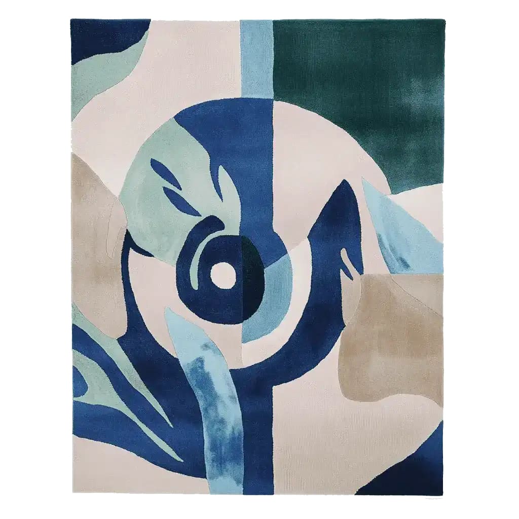 Surreal Vision Hand Tufted Rug