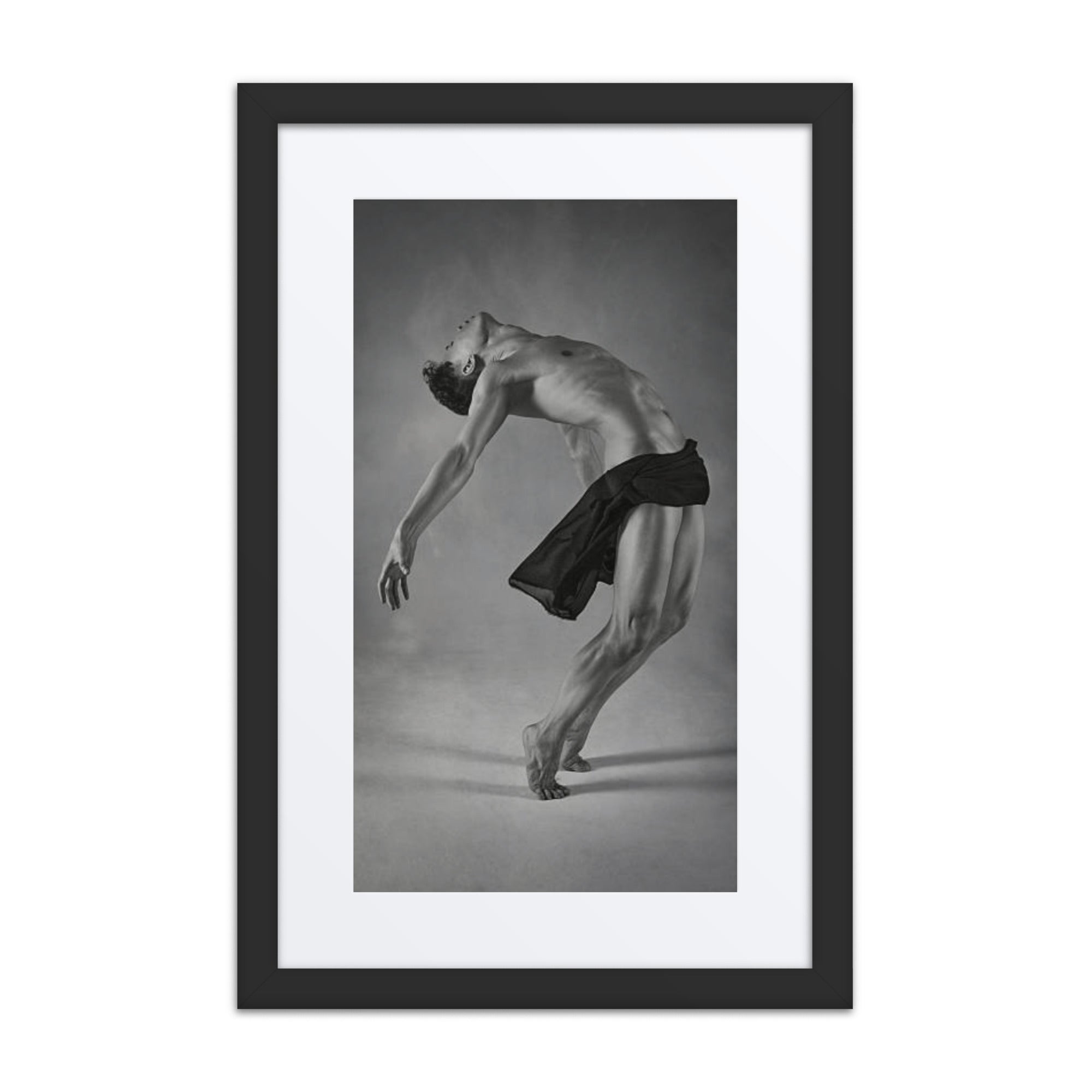 Surrender in Motion | Dance-Art Framed Poster #71 (23.5" H x 17.5" W)