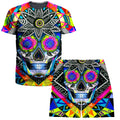 Suger Skull T-Shirt and Shorts Combo