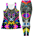 Suger Skull Women's Tank and Leggings Combo