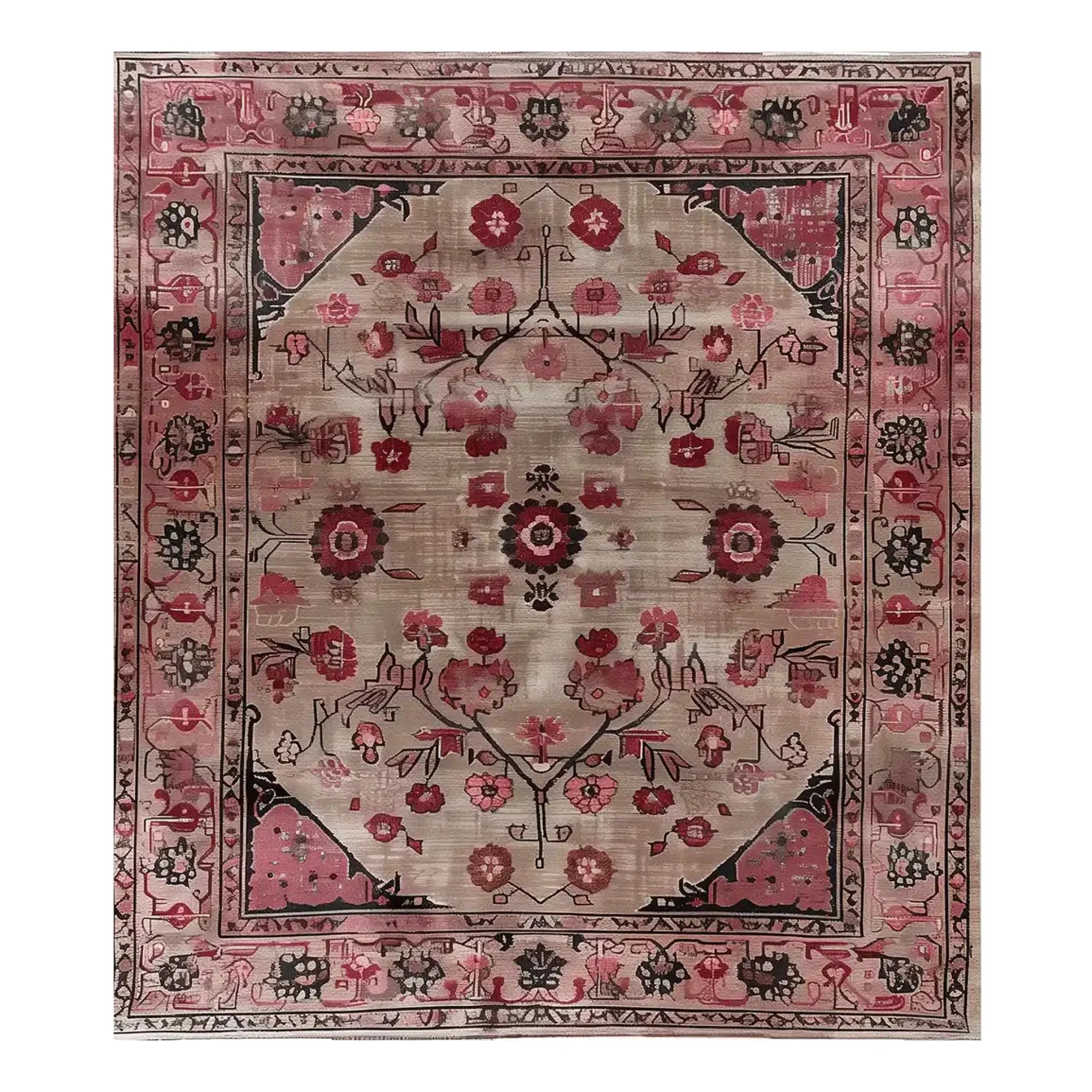 Tales of Persia Knotted Wool Rug