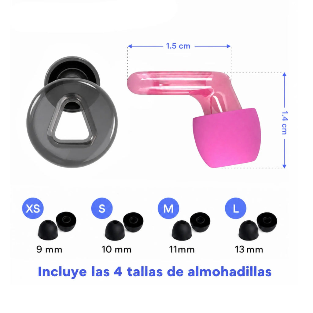 Mood Pro (-38dB) | Protección para Autismo y Alta Sensibilidad