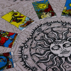 Tapete para lectura del Tarot - Sol Mistico