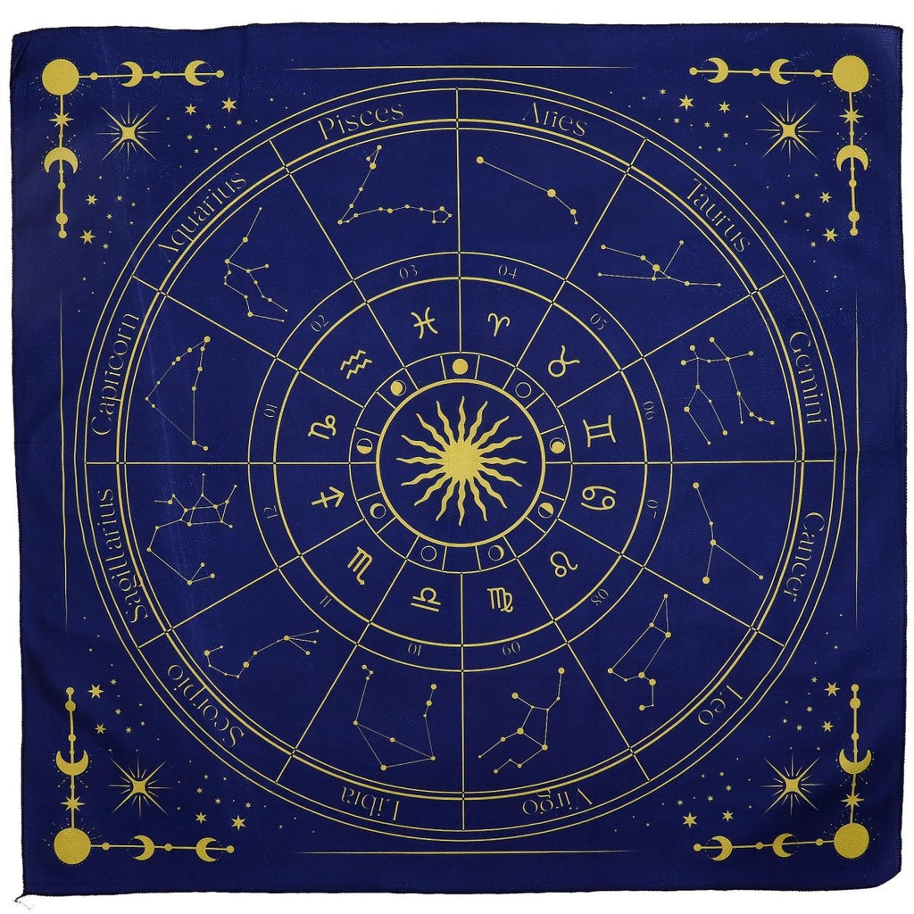 Tapete para lectura del Tarot - Zodiaco