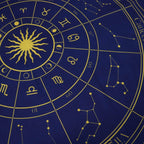 Tapete para lectura del Tarot - Zodiaco