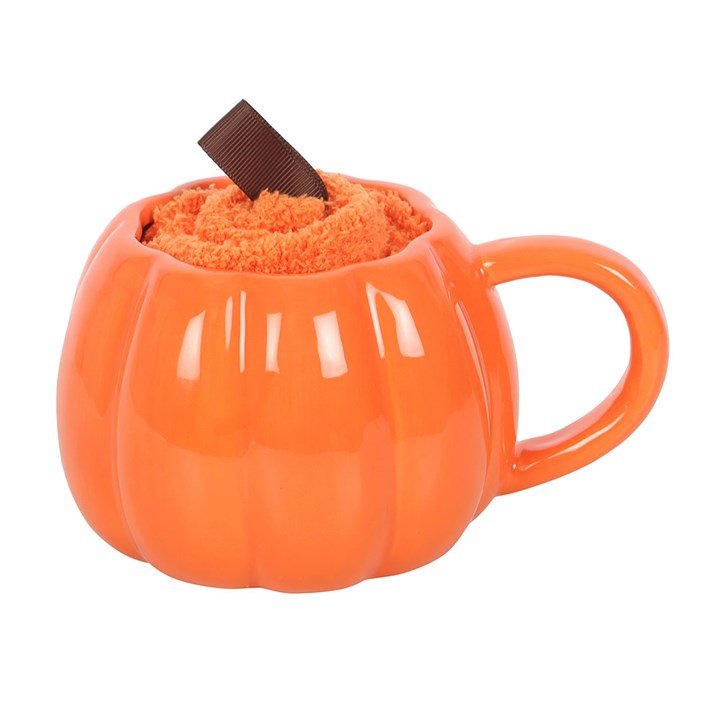 Taza 'Cute Pumpkin' + Calcetines