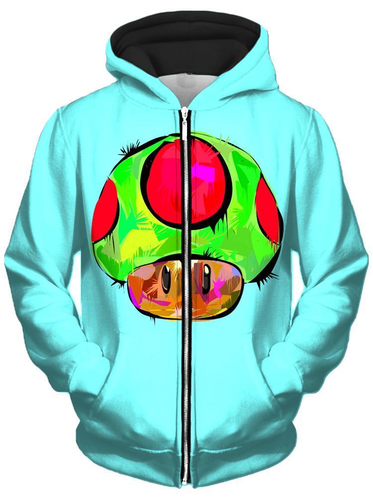 1 Up Unisex Zip-Up Hoodie