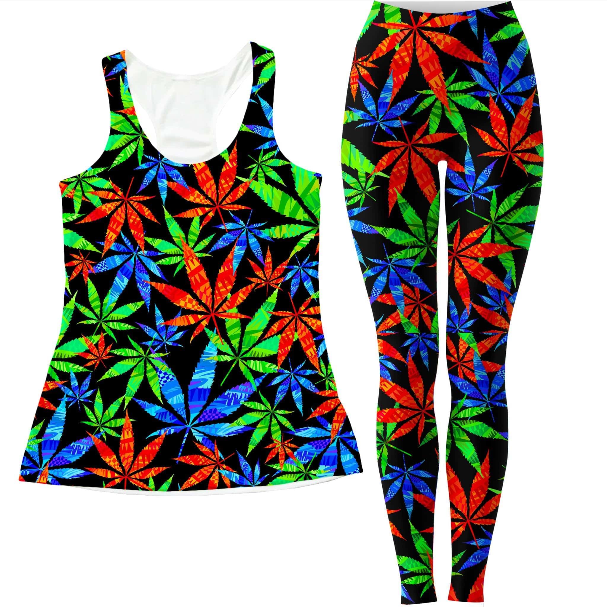 Weed Women's Tank and Leggings Combo