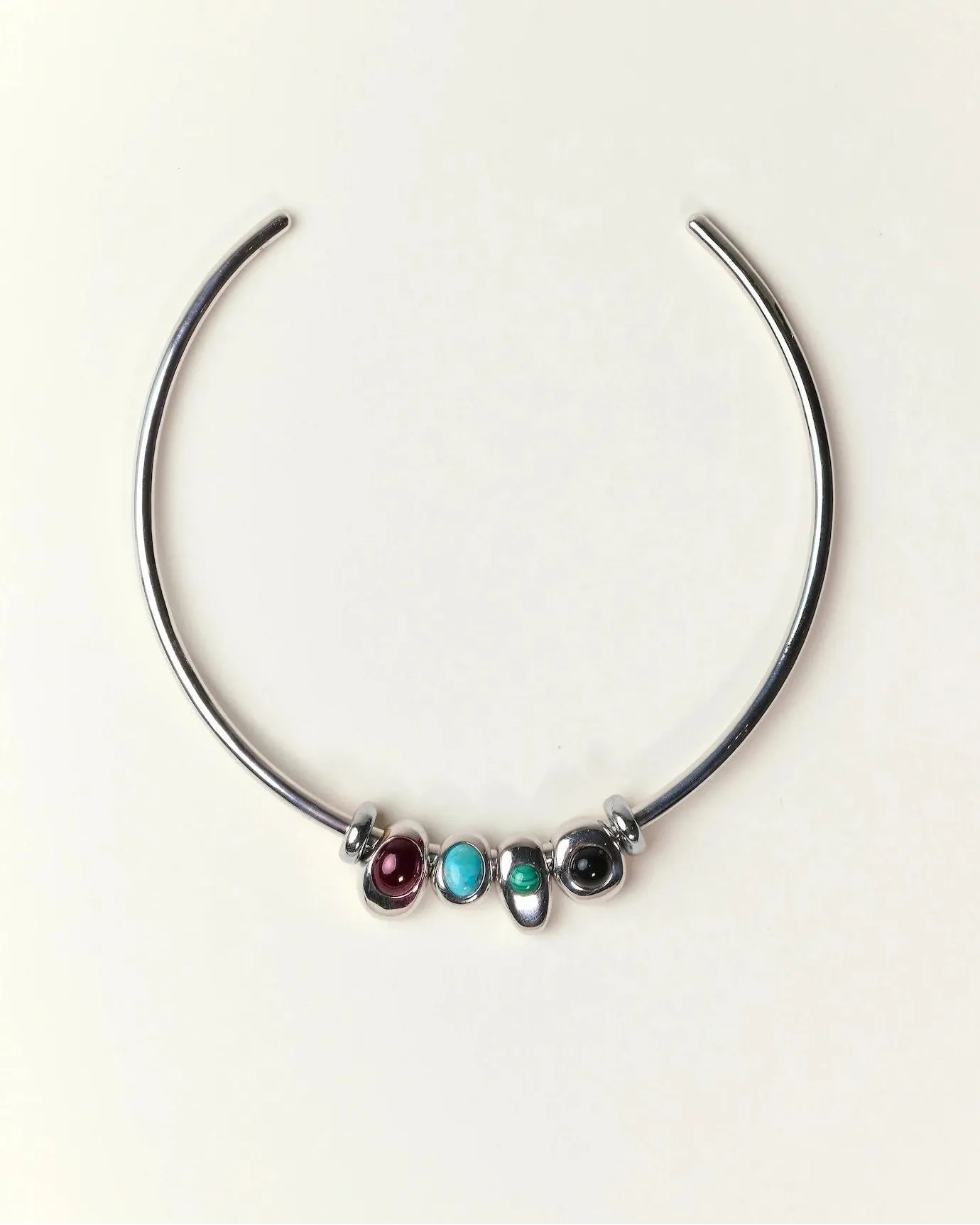 Terre Necklace in Silver