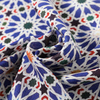 Blue Tessellation Scarf Zelig