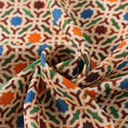 Alhambra Tiles Inspired Scarf Nazarí