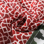 Red and Green Scarf Islamic Art - Aziza Iqbal - Alcazaba Rojo
