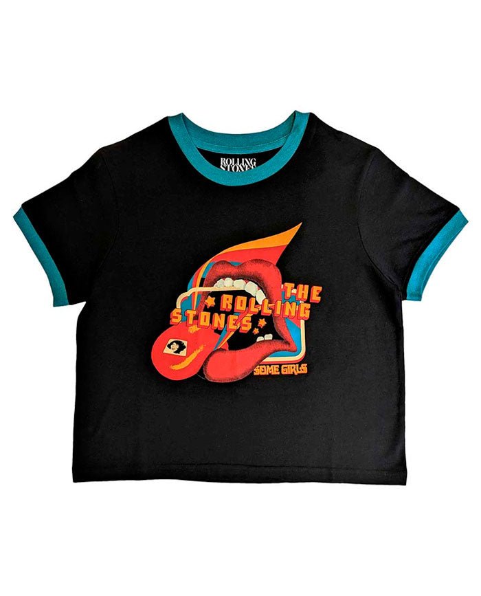 The Rolling Stones - Camiseta Crop Top  "Some Girls Lick"