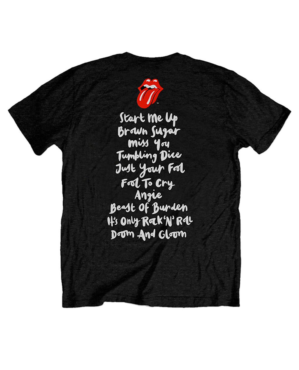 The Rolling Stones - Camiseta "Honk Album Track list" Unisex