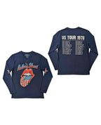 The Rolling Stones - Camiseta Manga Larga "US Tour '78" Unisex