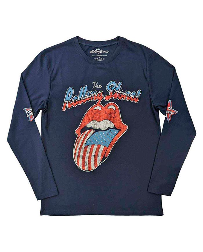 The Rolling Stones - Camiseta Manga Larga "US Tour '78" Unisex