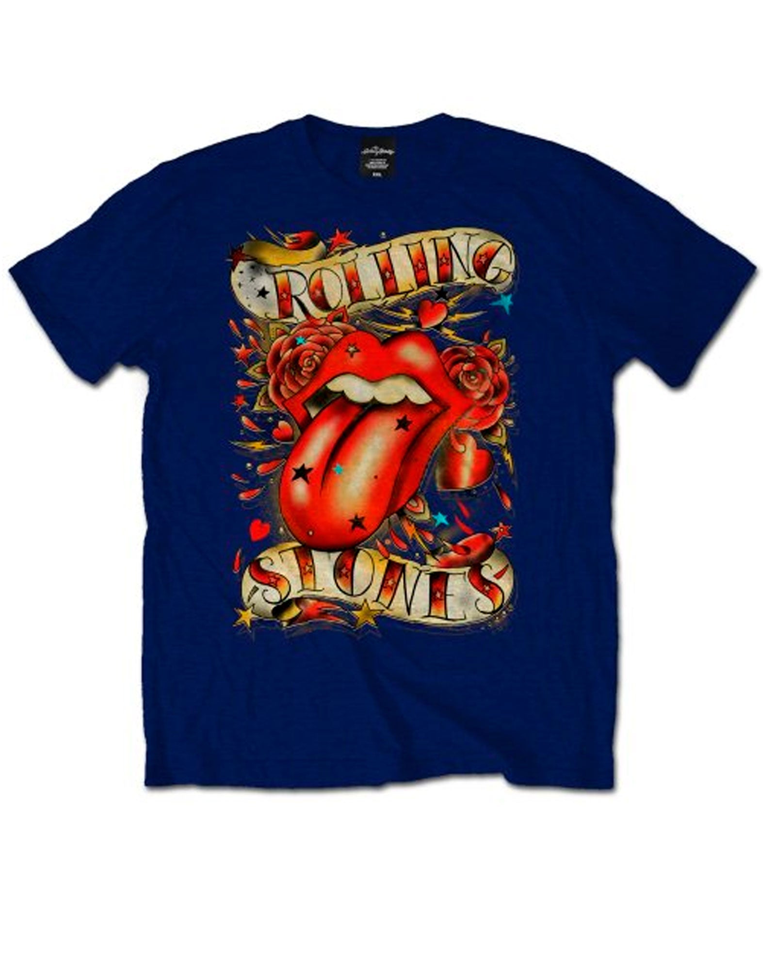 The Rolling Stones - Camiseta "Tongue & Stars" Unisex