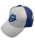 The Rolling Stones - Gorra "Navy Tongue" Duotono Gris Claro-Azul