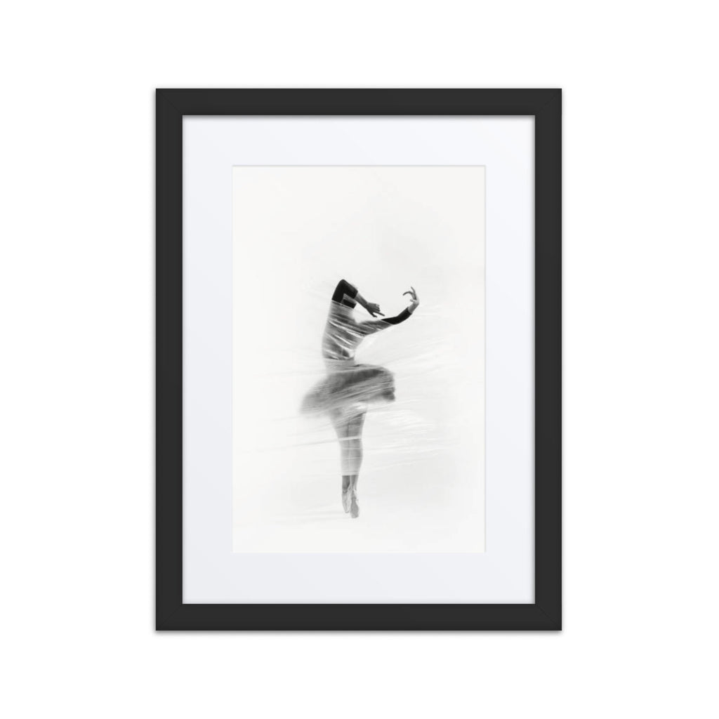 Thin Foil of Dance | Dance-Art Framed Poster #30 (21.5" H x 17.5" W)