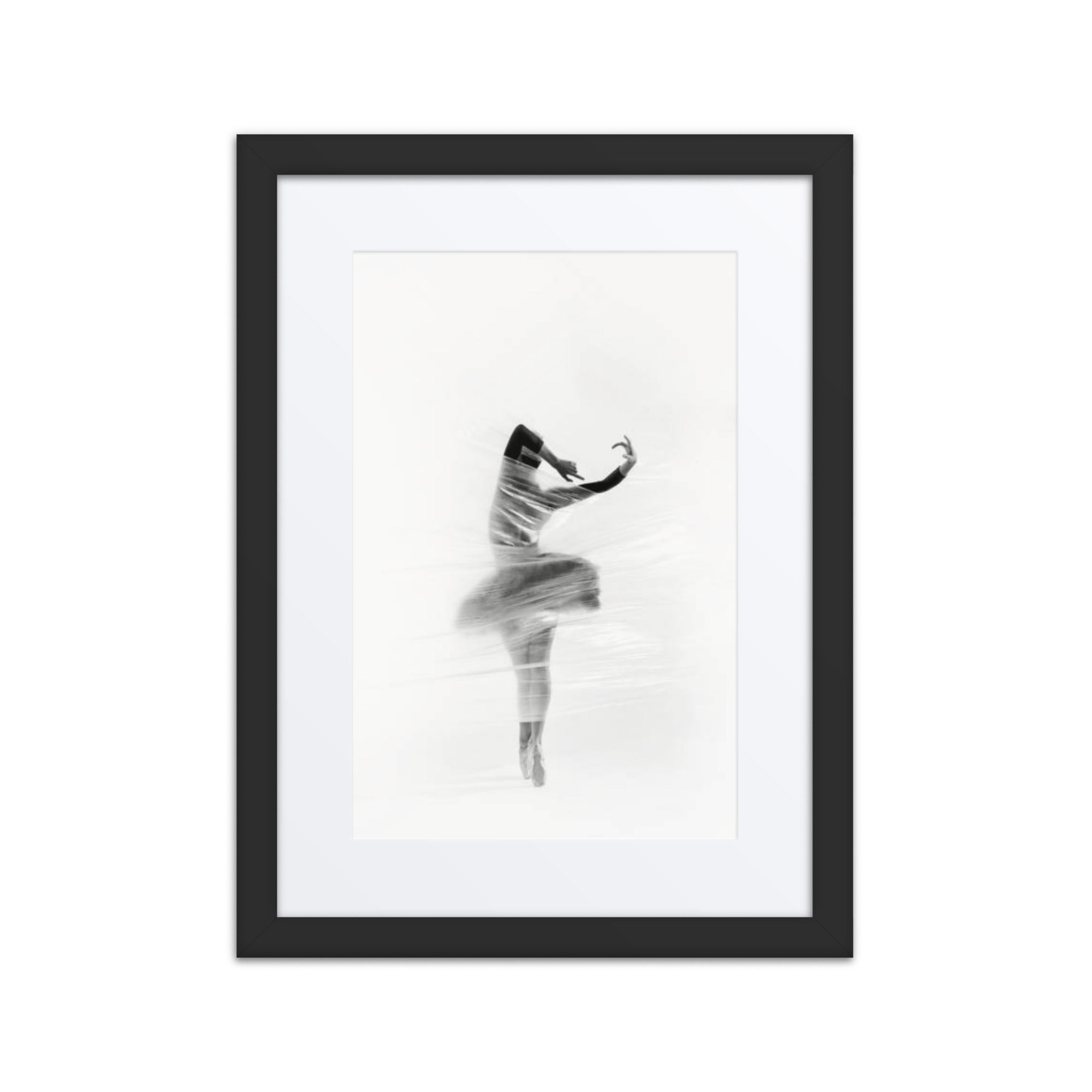 Thin Foil of Dance | Dance-Art Framed Poster #30 (21.5" H x 17.5" W)