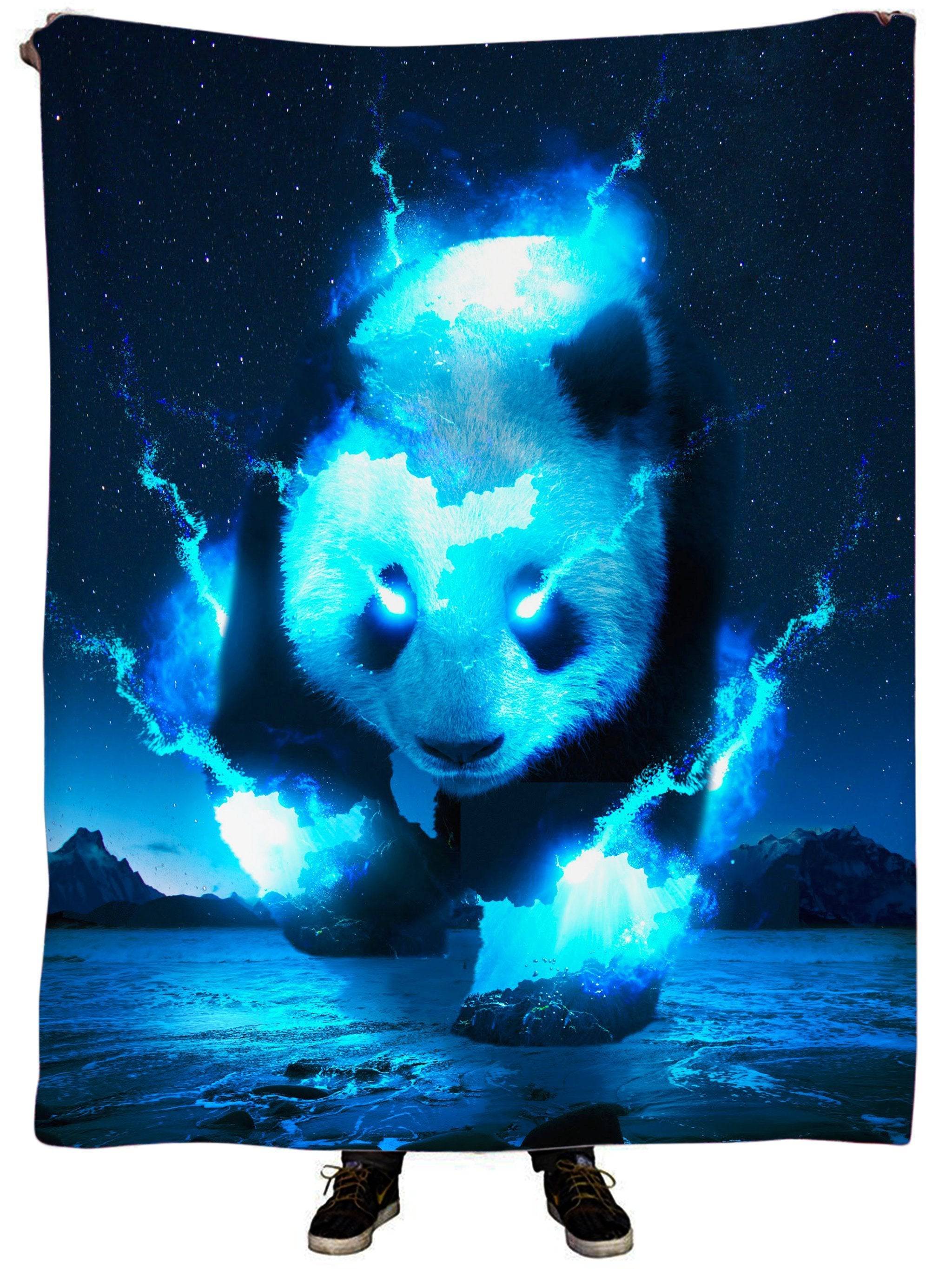 Cosmic Panda Plush Blanket