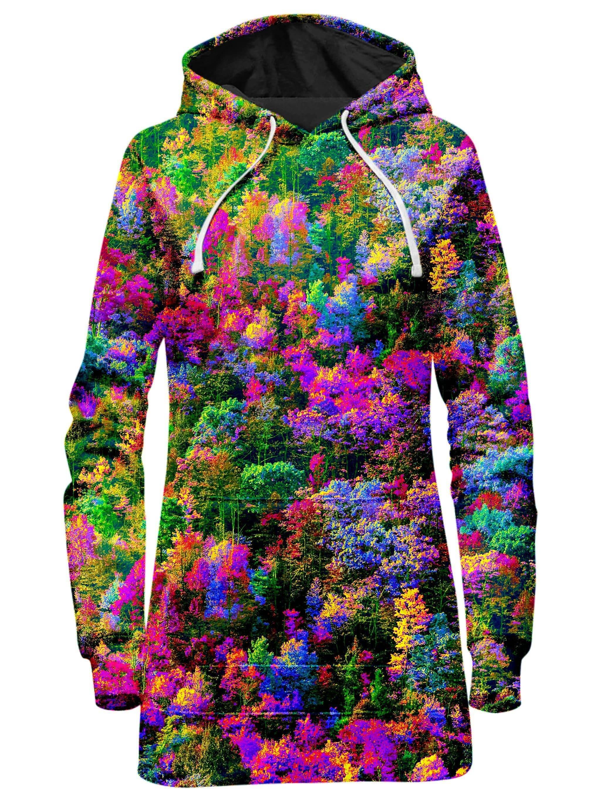 Psychedelic Forest Hoodie Dress