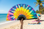 Tie Dye Swirl XL fan