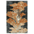Tiger Labyrinth Journey Hand Tufted Wool Rug