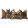 Tiger Pattern Velvet Decorative Throw Pillow Cover