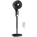 41" Quiet 20 dB Pedestal Fan with Remote, 8 Speeds, 12H Timer, Black
