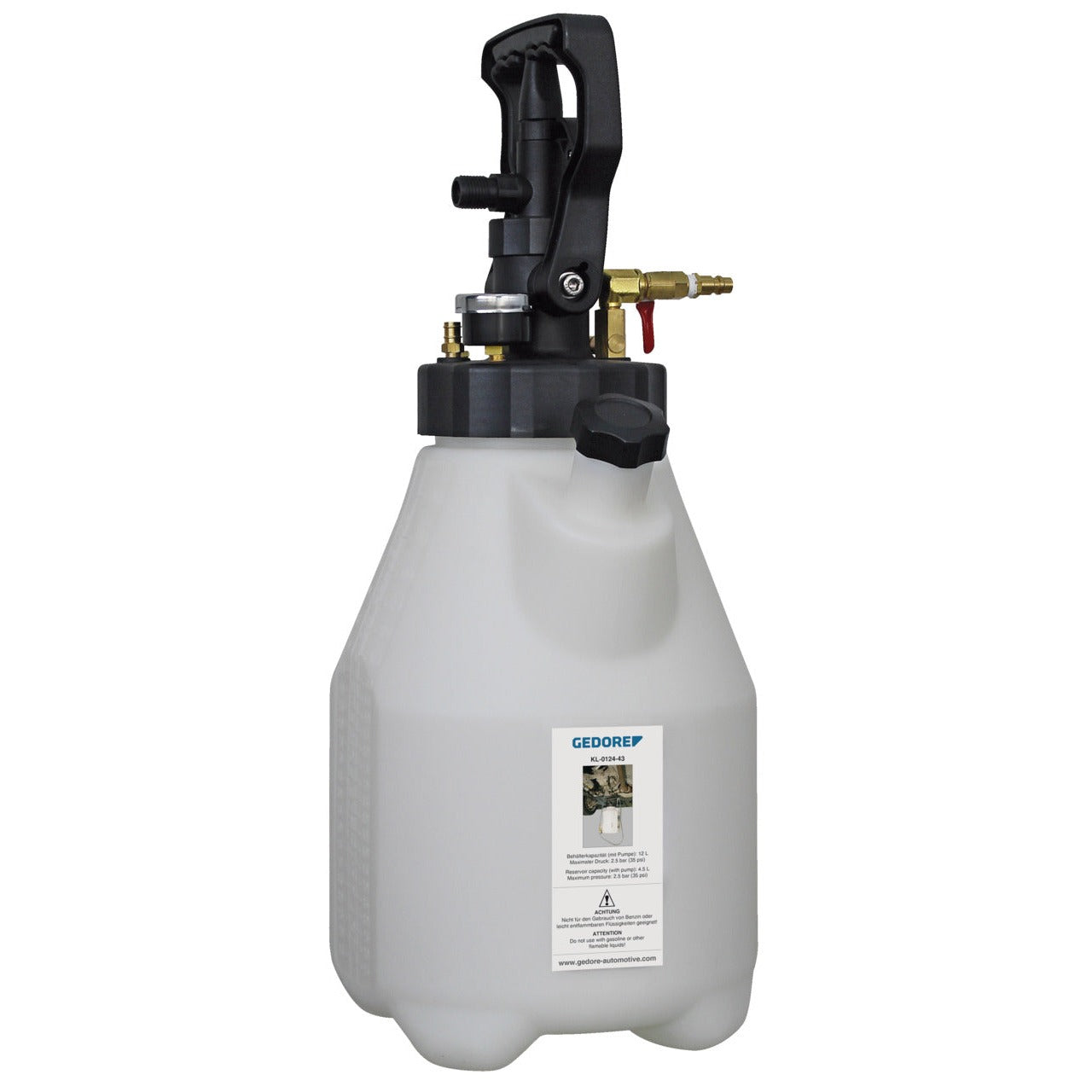 GEDORE Automotive KL-0124-4311 - Contenedor (12l) con bomba
