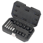 KL-0112-92 K - Juego de herramientas para pinzas de freno, incl. llave especial para RS/Q7, 18 piezas