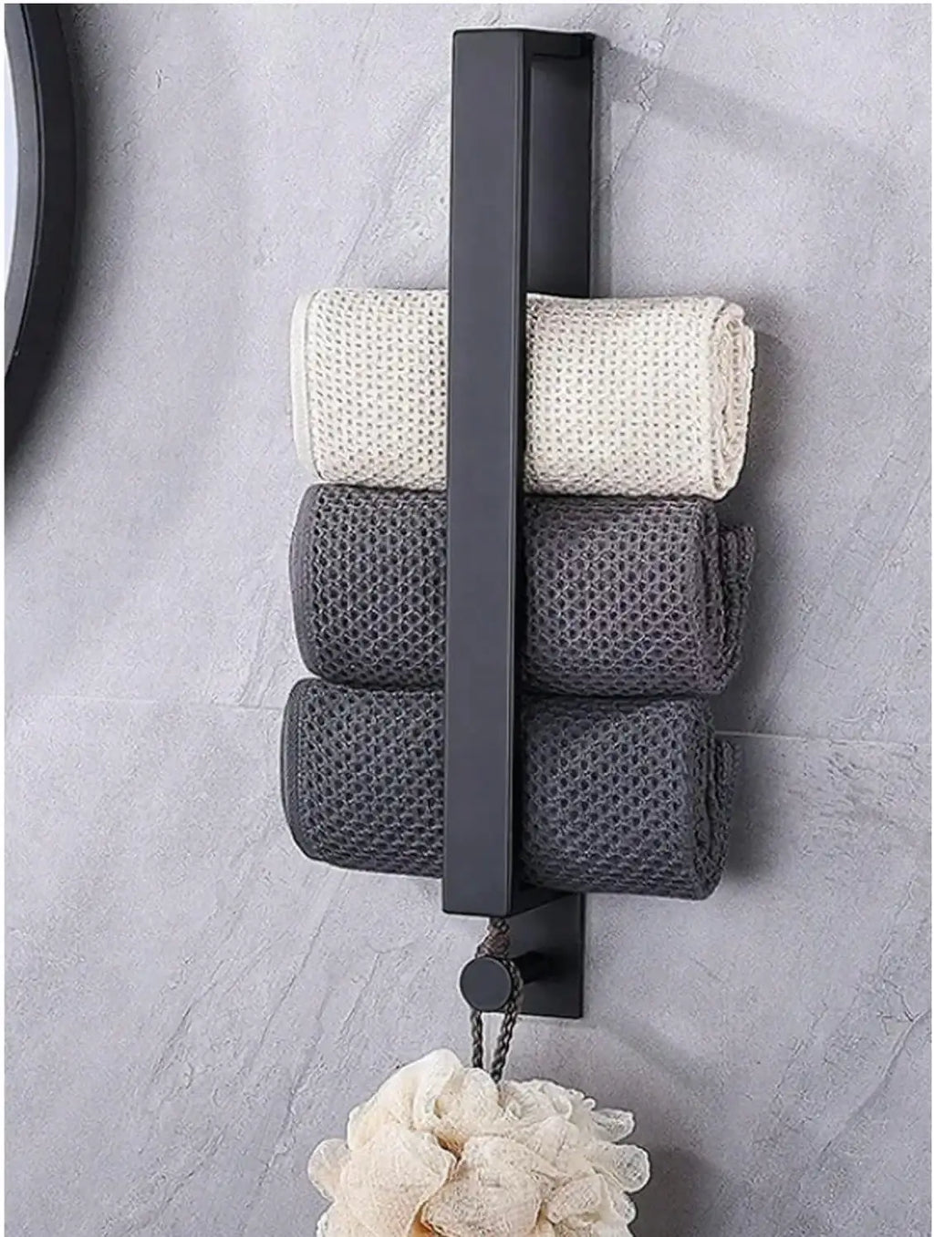 Toallero baño Torino – barra toallero sin taladro